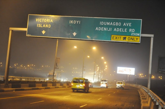 Ambode Lights Up Third Mainland Bridge (Photos), Lagos, Ambode, News,