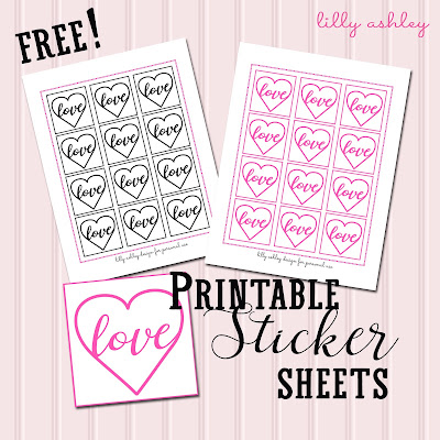 free printable sticker sheets