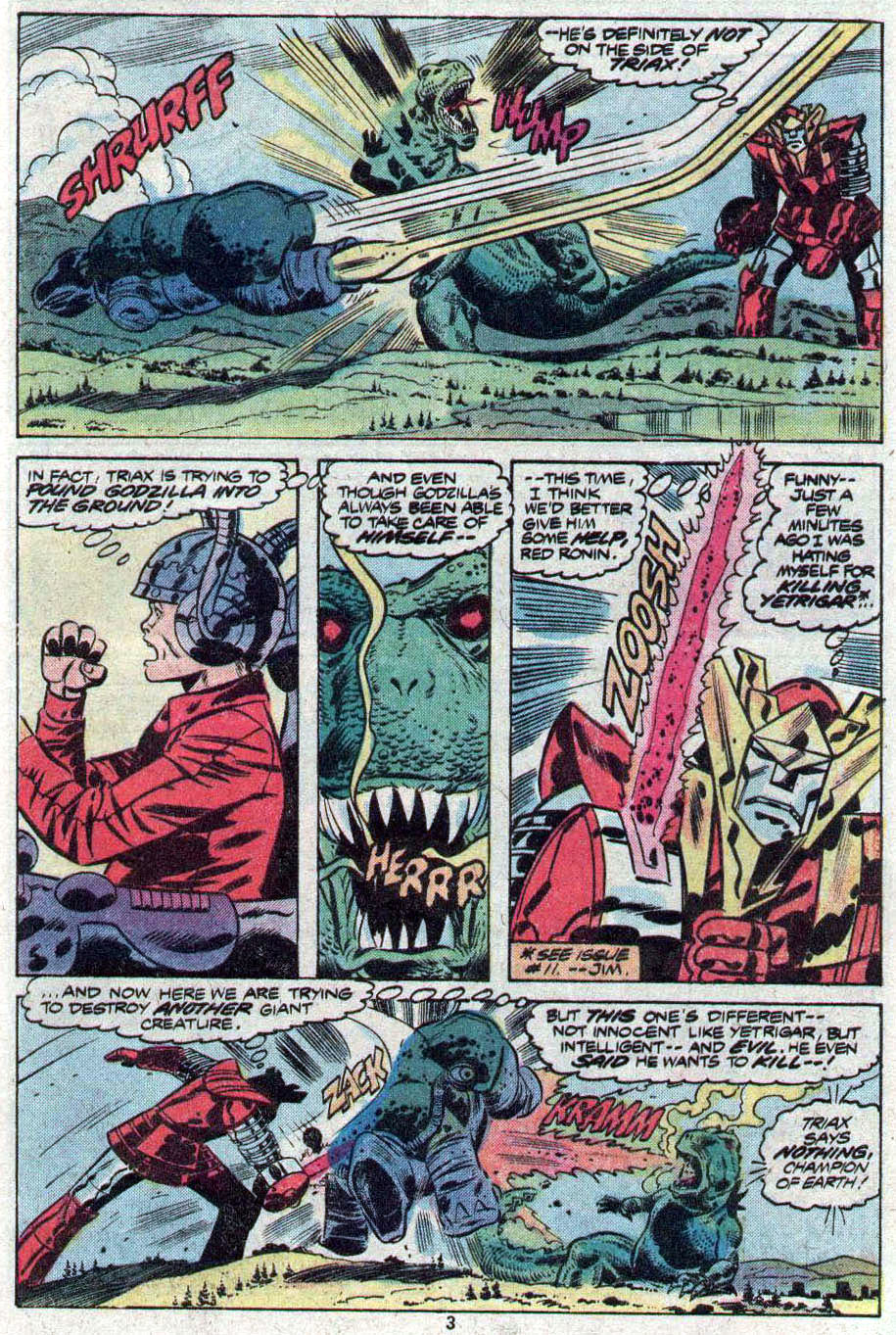 Read online Godzilla (1977) comic -  Issue #13 - 4