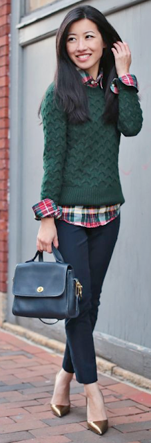 How To Wear A Sweater Over A Dress Shirt In A Chic And Classic Way MY ...