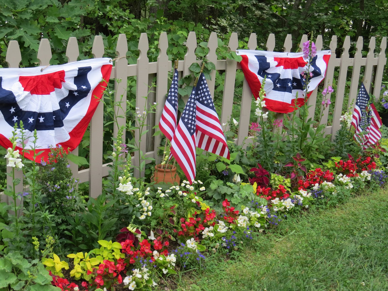 DesignsandEvents My Red, White and Blue Garden