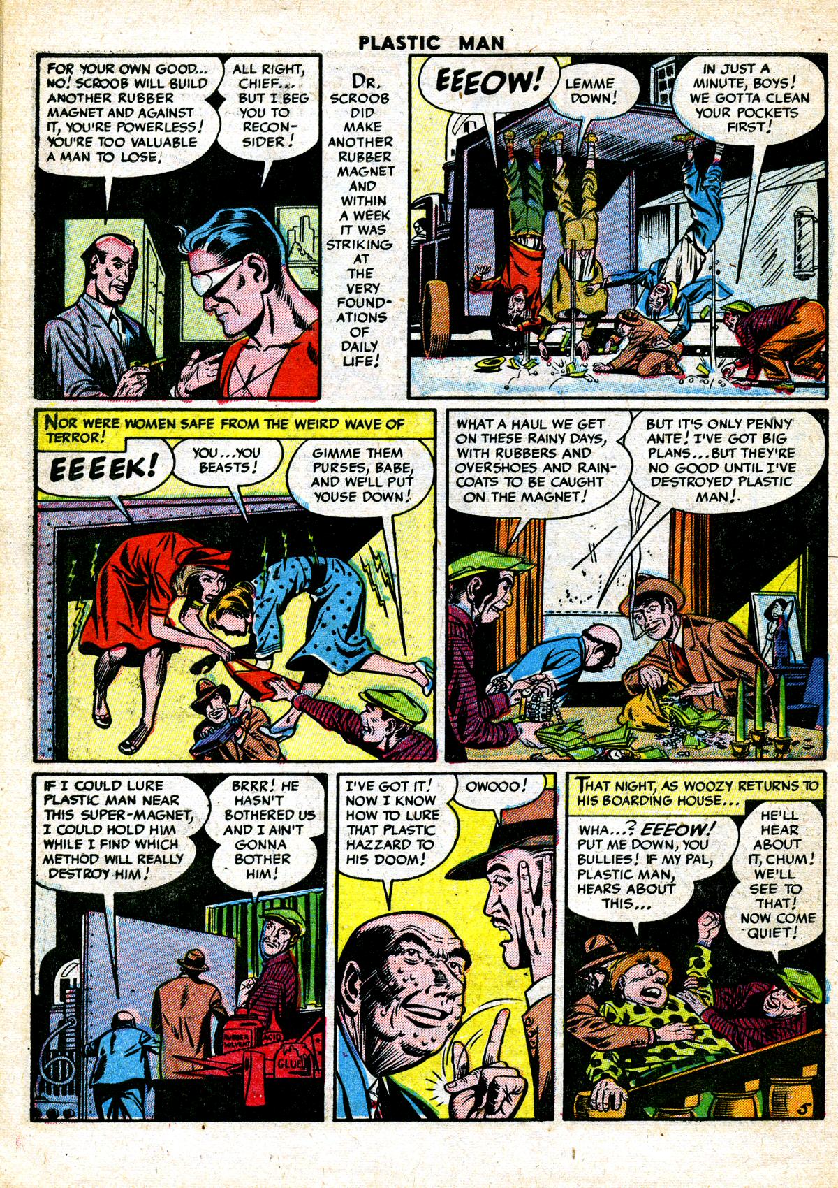 Read online Plastic Man (1943) comic -  Issue #43 - 32