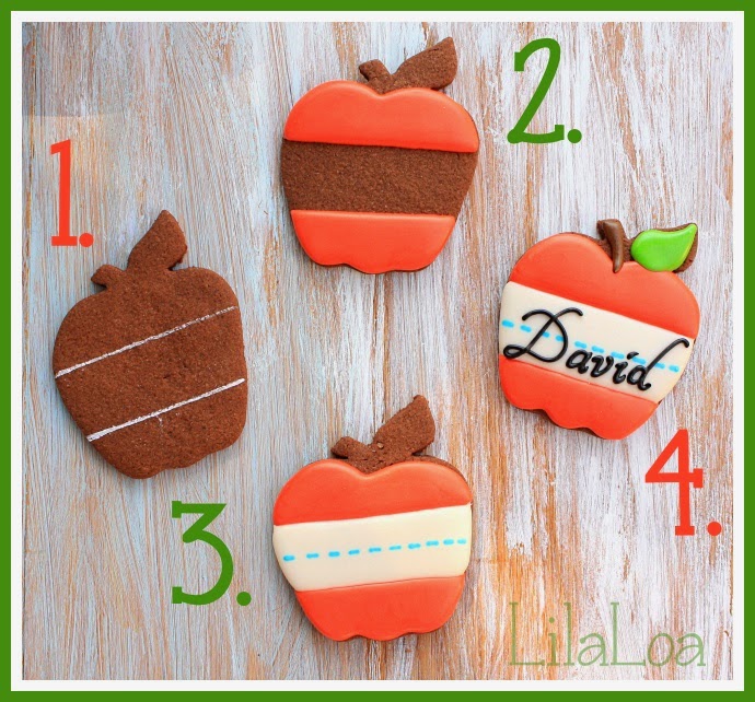 Apple Name Cards for Back to School