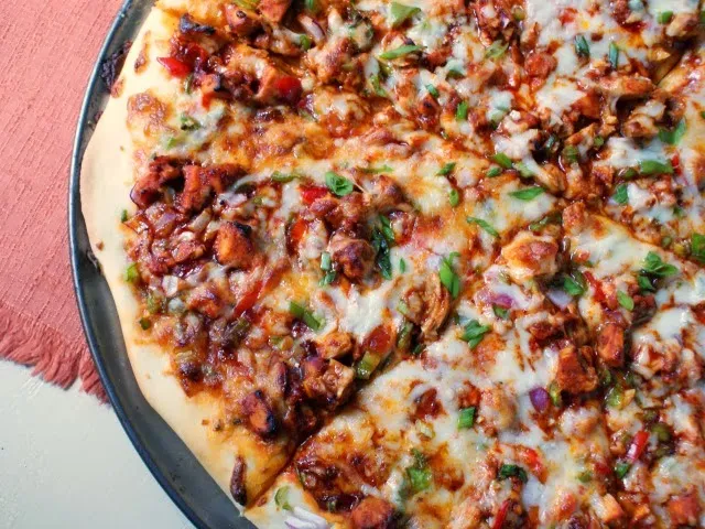 Spicy Kung Pao Chicken Pizza