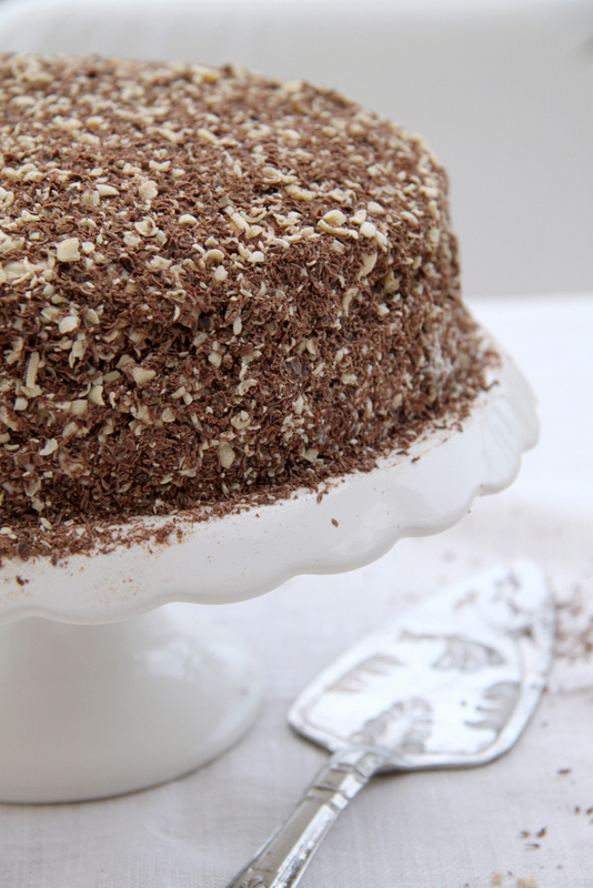 Tort czekoladowy tiramisu na 5 rocznicę blogowania