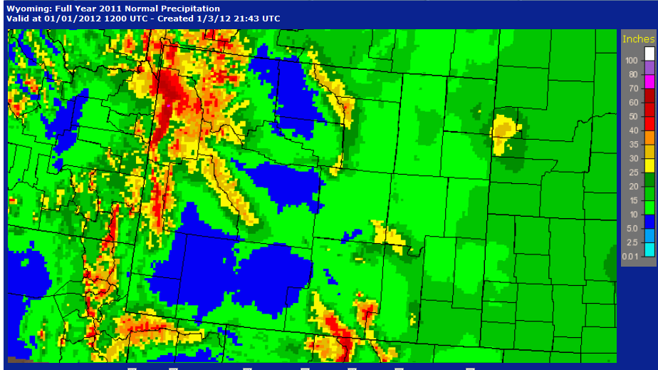 Wyoming Precipitation Star Valley Weather
