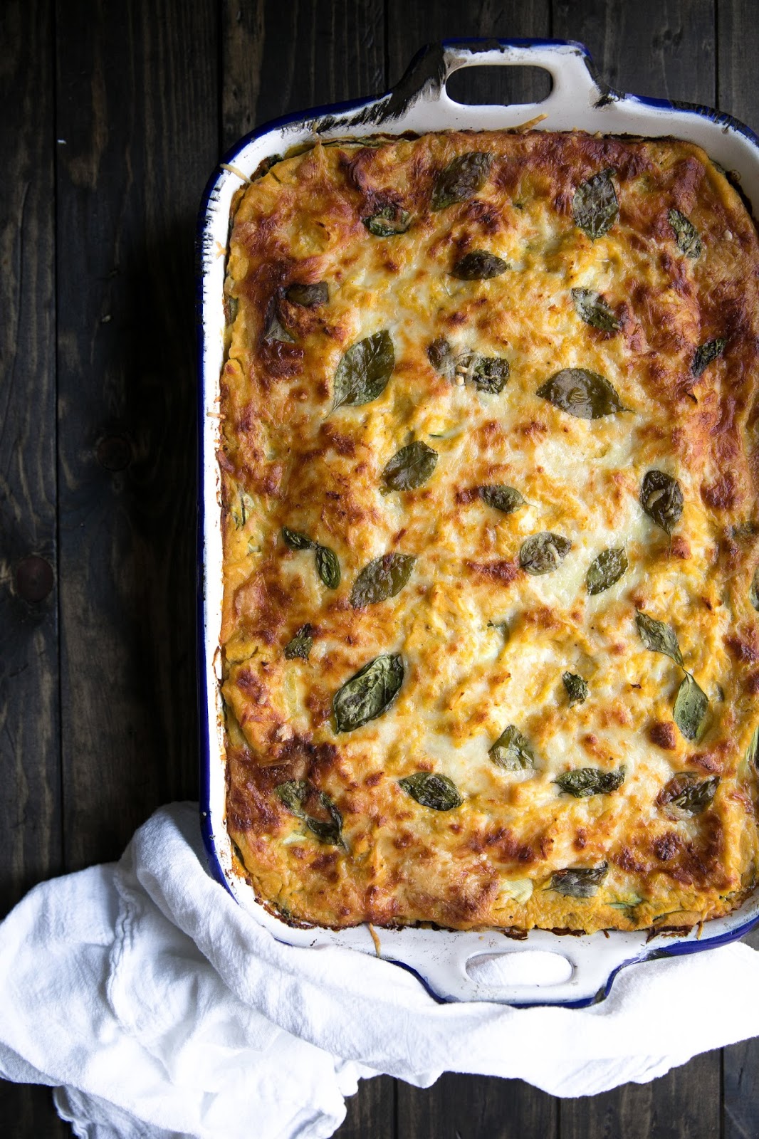 Butternut Squash, Zucchini and Spinach Lasagna My Favorite food and
