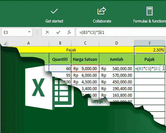 Cara Menghitung Dengan Formula Kompleks Dan Menyalin Rumus Di Excel 2016