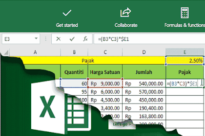 Rumus Mencari Total Di Excel