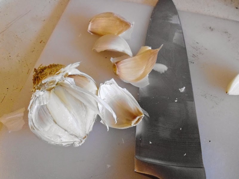 Garlic bulb chopped