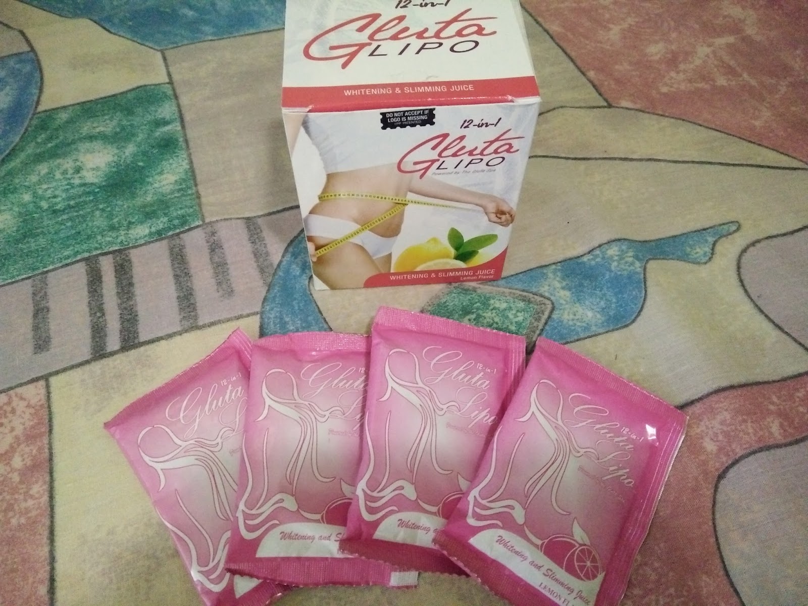 GLUTA LIPO 12 IN 1 WHITENING AND SLIMMING JUICE REVIEW