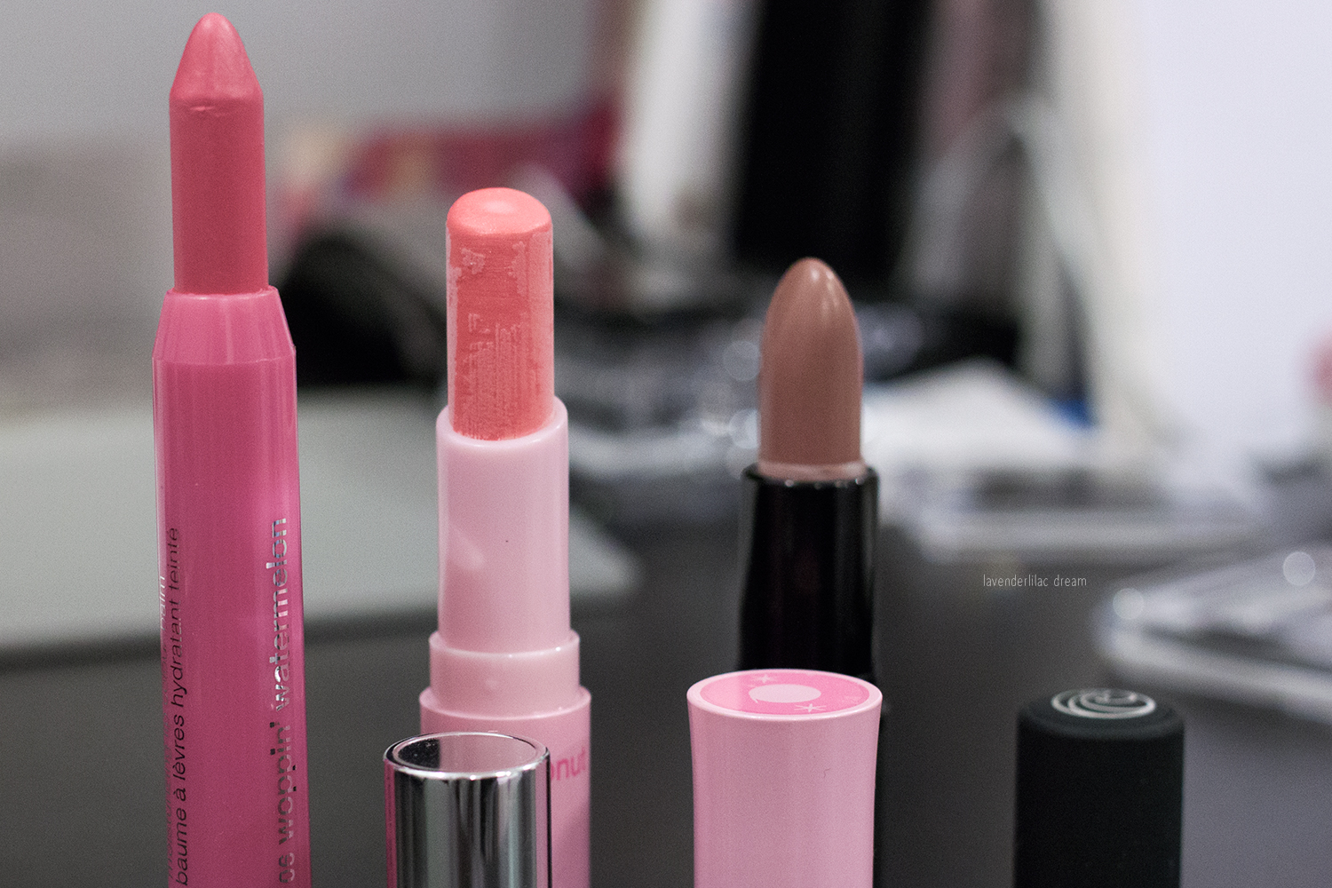 Project Make a Dent, Clinique Chubby Stick Lip Balm, Lioele Donut Glo-Stick, Livin Nature lipstick, Korean cosmetics