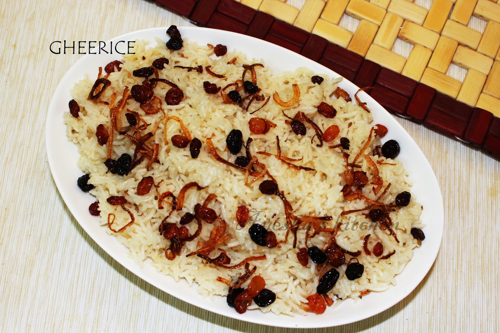 HOW TO MAKE THE PERFECT GHEE RICE IN PRESSURE COOKER