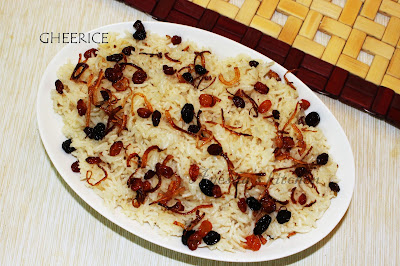 pressure cooker ghee rice recipe neychoru recipe malabar rice recipe