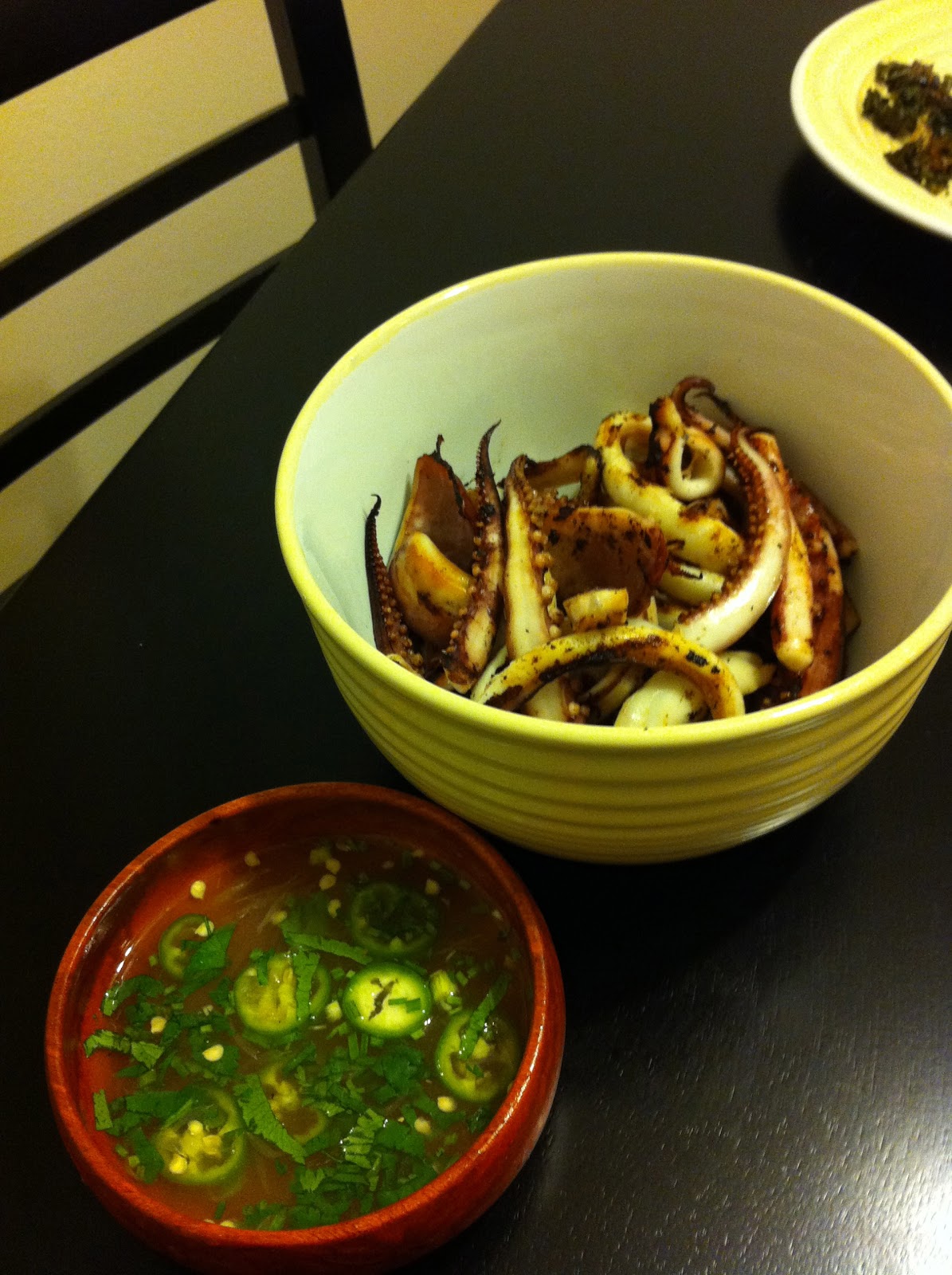 MargoMANGO Grilled Squid with Thaistyle Dipping Sauce