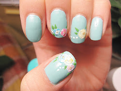 nail designs simple nails easy acrylic cool short summer diy fingernail pretty manicure floral fun styles easter very girly flower