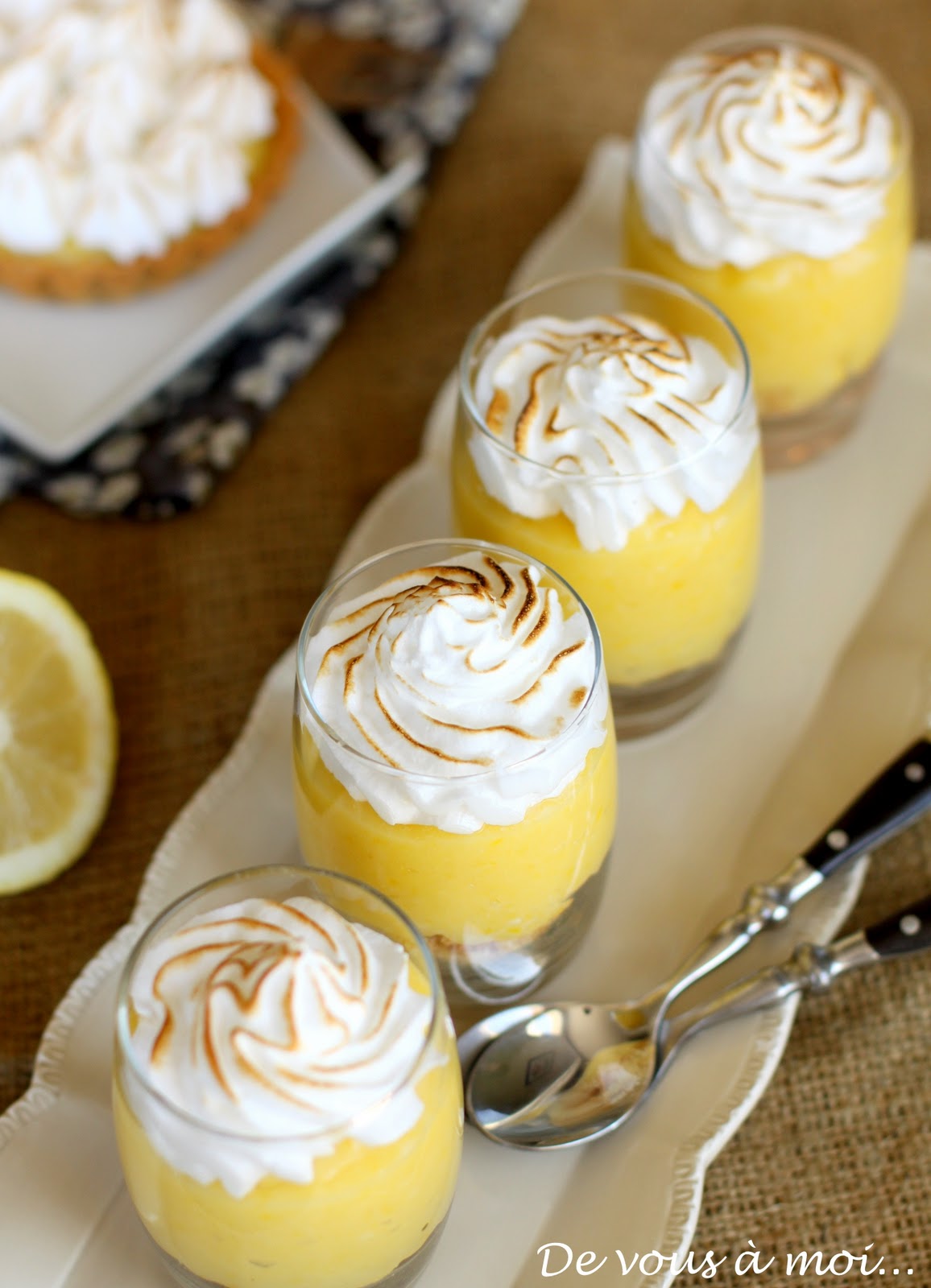 De vous à moi...: TARTE AU CITRON MERINGUÉE... REVISITÉE!