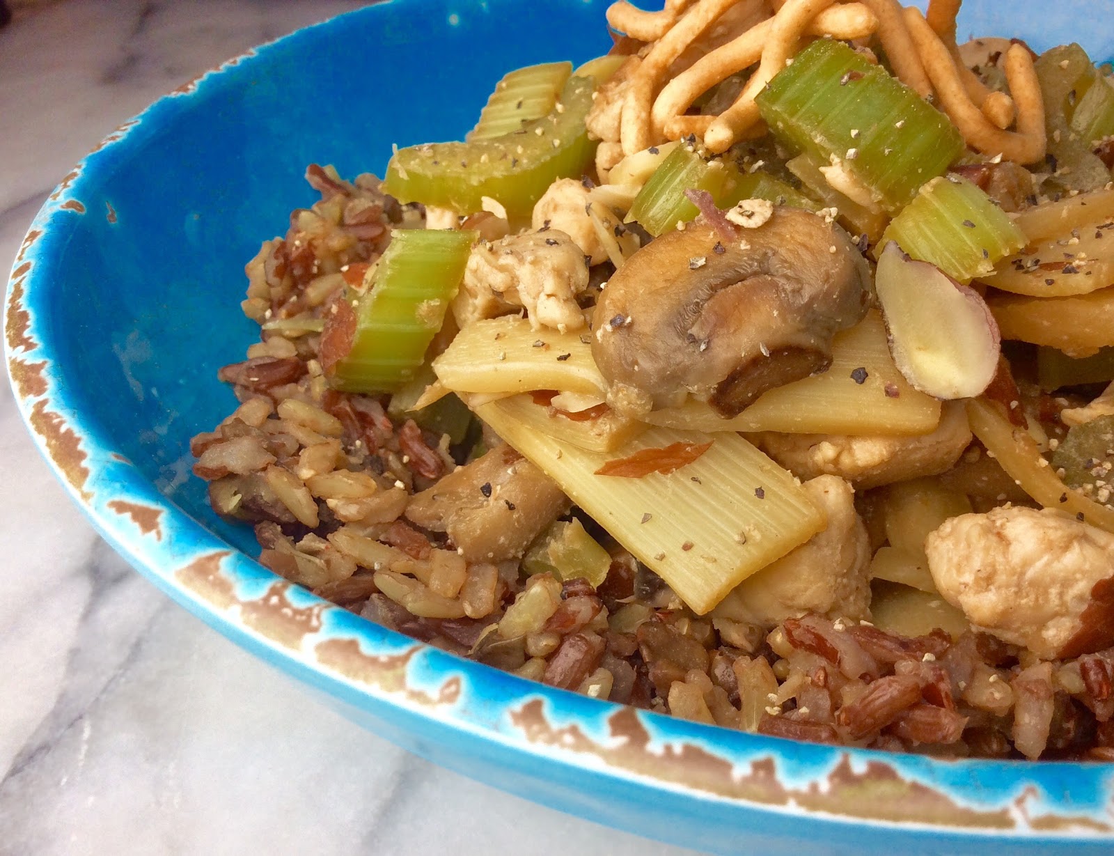 Food Fitness by Paige Celery Chicken and Rice