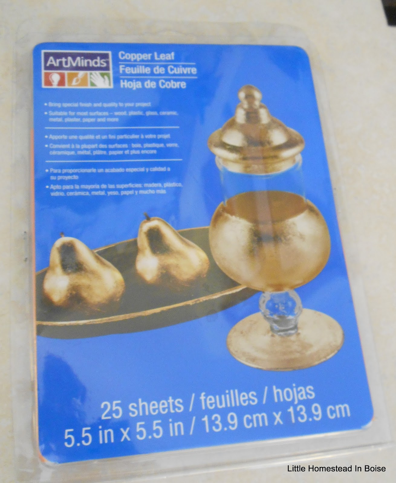 Little Homestead In Boise How To Do Copper Leaf Crafts, It's Pesto