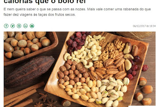 Os pinhões têm mais calorias que o bolo rei..