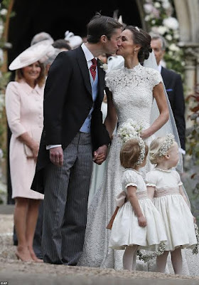 6 And two became one! Pippa Middleton and James Matthews leave the church hand in hand after tying the knot (photos)