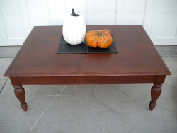 chunky coffee table...SOLD