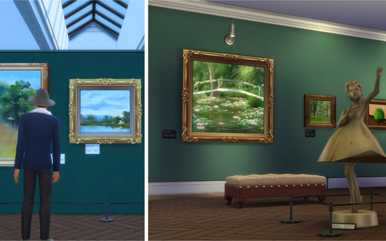 Sims 4 CC's The Best Museum Set Part 1 by Mlyssimblr