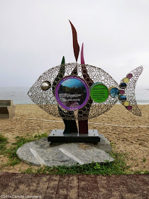 Beach sculpture at Sacheon-myeon in South Korea