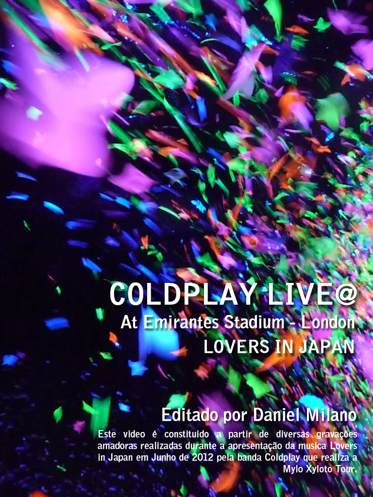 Lovers in Japan Live Poster Preview The Coldplay Live