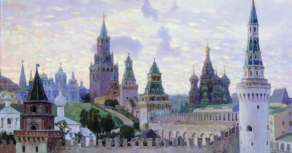 Белокаменный Кремль в Москве