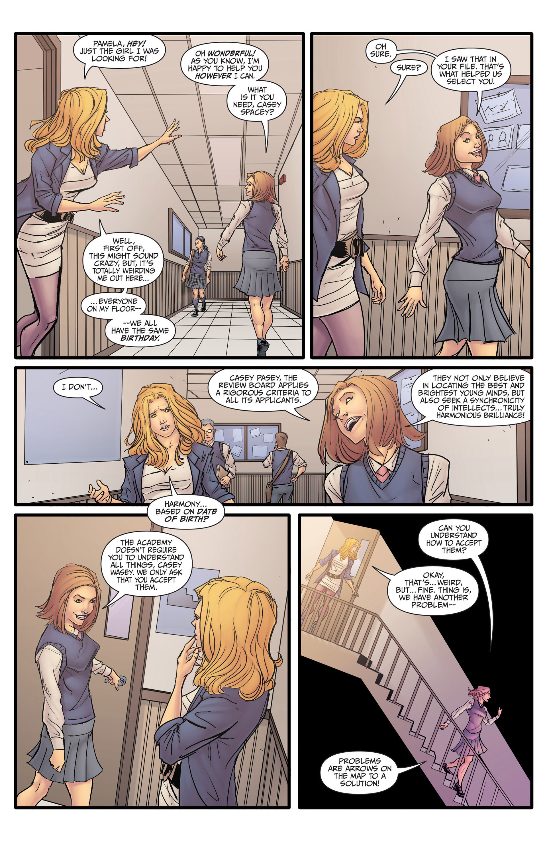 Read online Morning Glories comic -  Issue # _TPB 1 - 48