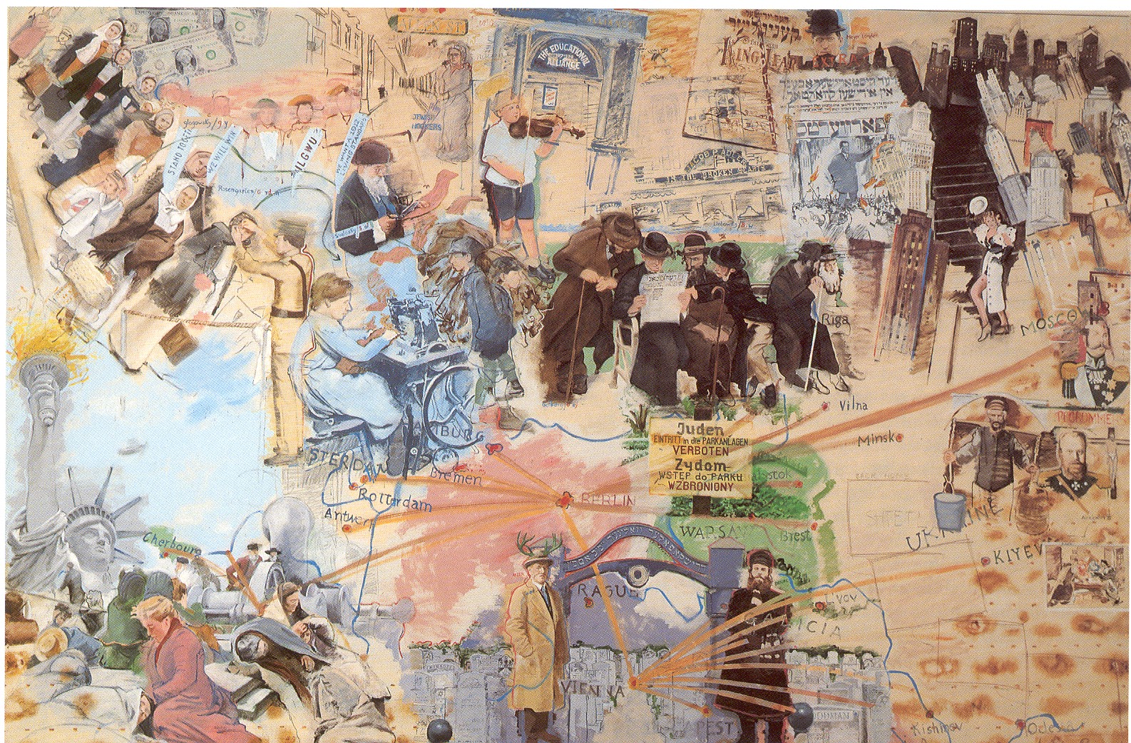 Samuel Gruber's Jewish Art & Monuments Happy Birthday Larry Rivers