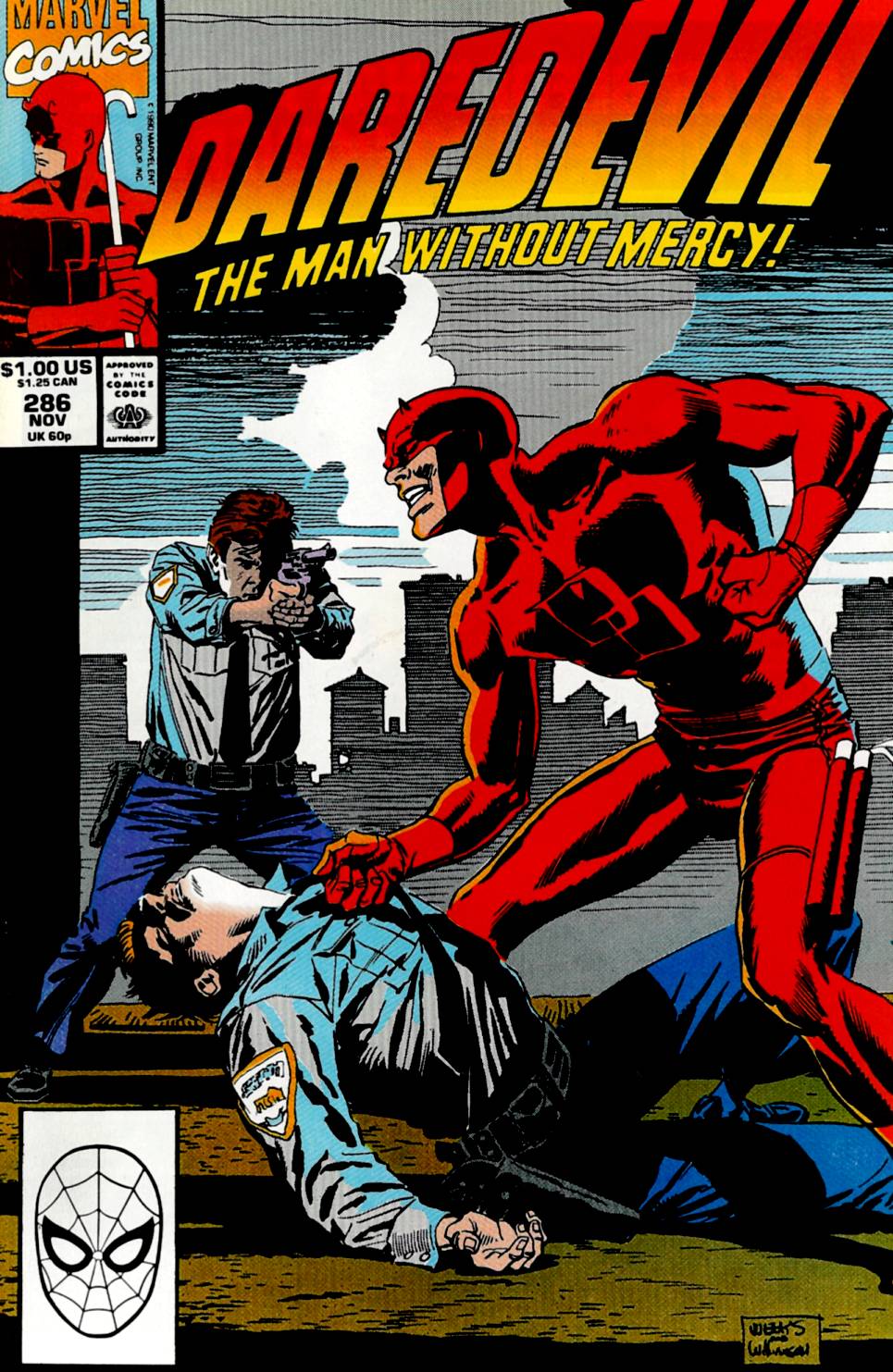 Read online Daredevil (1964) comic -  Issue #286 - 1