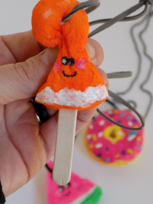 One Savvy Mom ™ NYC Area Mom Blog DIY Squishies Necklaces + How To