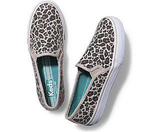 Leopard print slips on from Keds