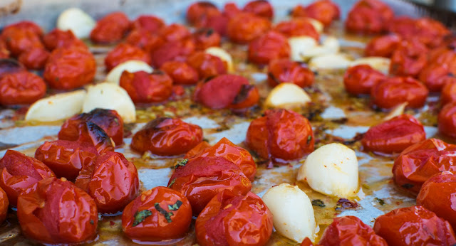 Mouthwatering Roasted Tomato, Basil & Bread Soup {Pappa al Pomodoro}