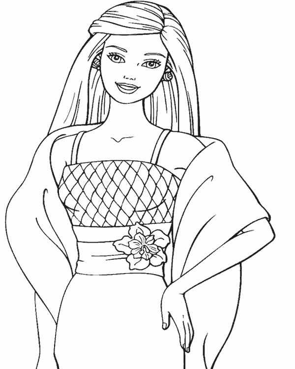 dead barbie coloring pages - photo #8