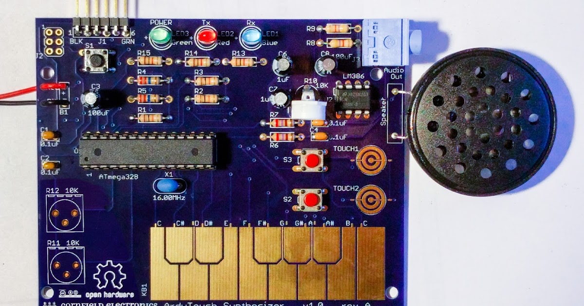 MATRIXSYNTH The ArduTouch Music Synthesizer Kit by