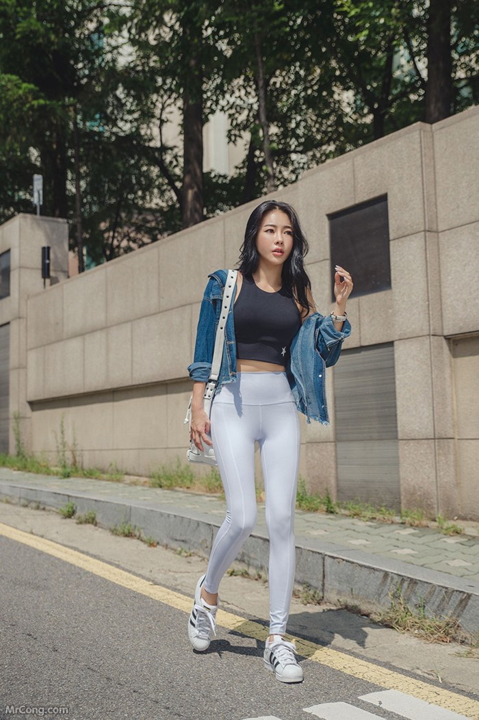 The beautiful An Seo Rin shows off her figure with a tight gym fashion (273 pictures)