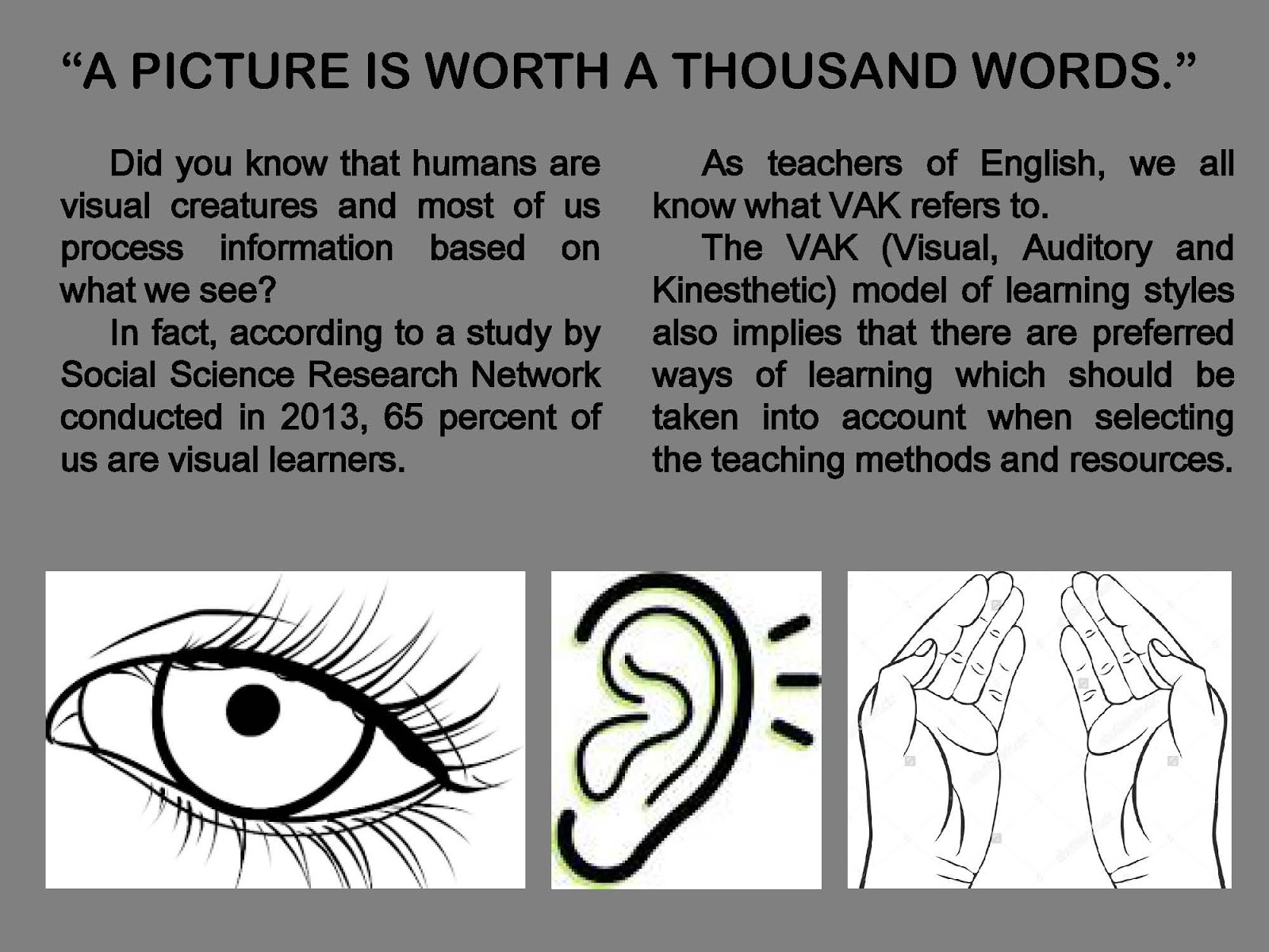 Teachers of English on the Buzau Valley Visual Resources for Teaching