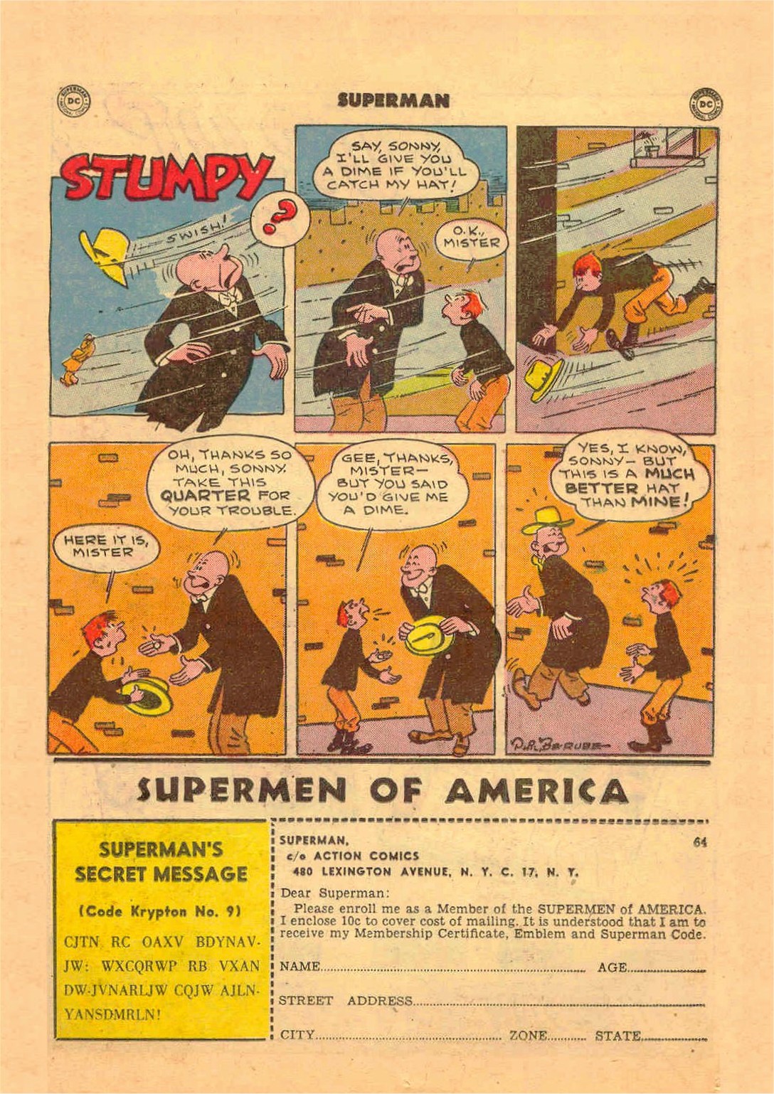 Read online Superman (1939) comic -  Issue #64 - 35