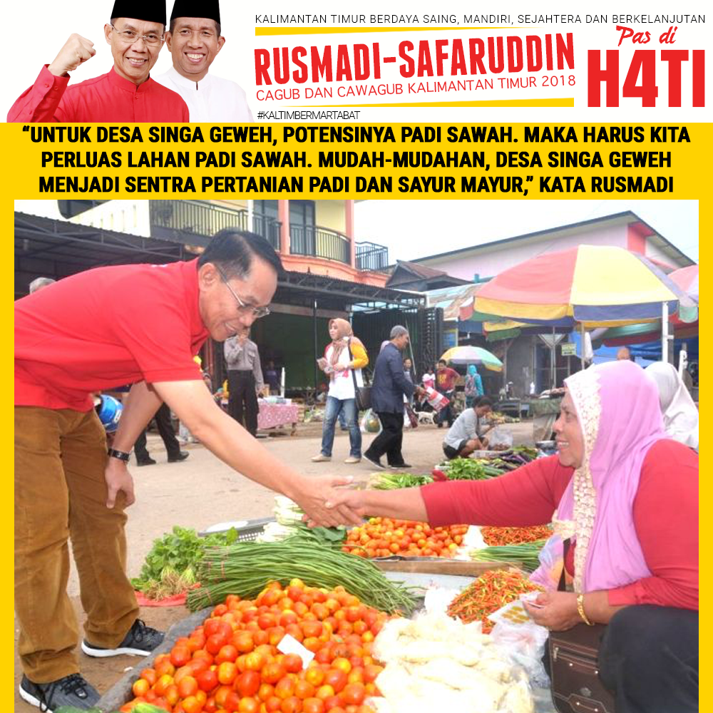 Safaruddin Ingin menjadikan Desa Singa Gaweh Sentra Pertanian