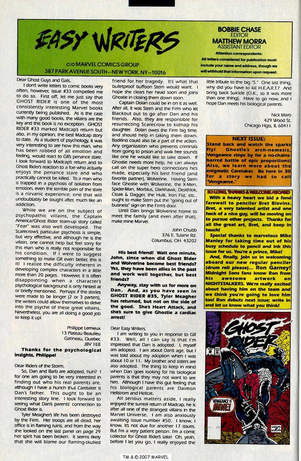 Read online Ghost Rider (1990) comic -  Issue #38 - 32