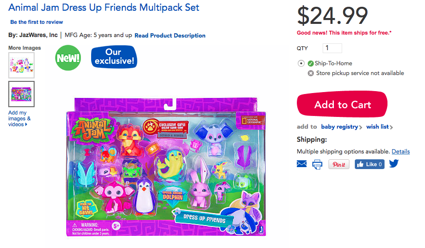 animal jam toys target