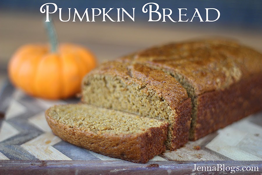 Jenna Blogs: Pumpkin Bread