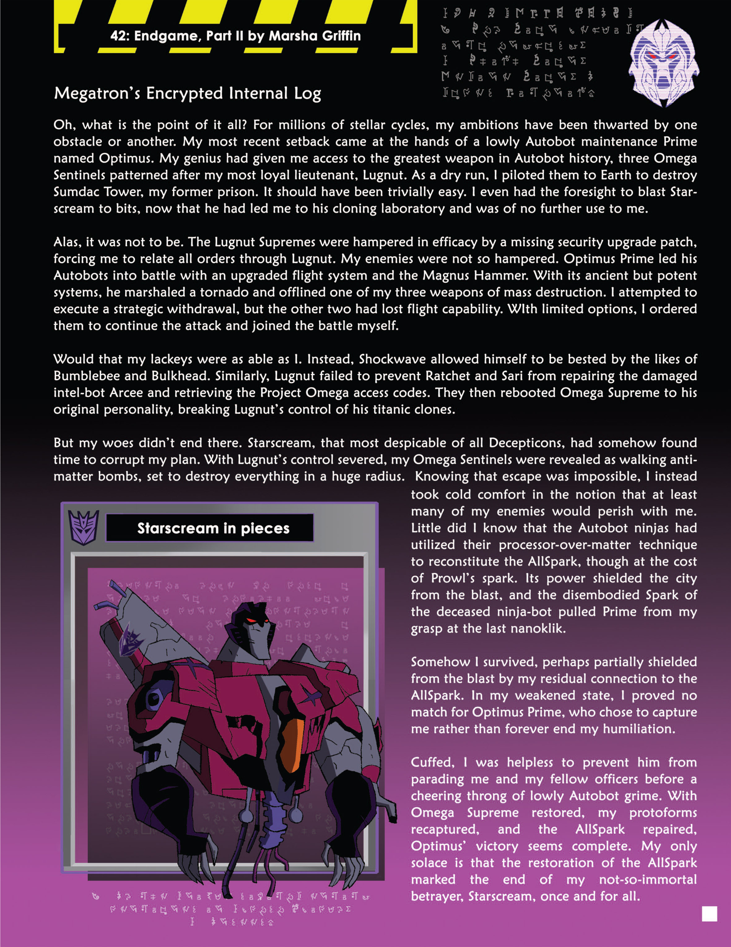 Read online Transformers Animated: The Allspark Almanac comic -  Issue # TPB 2 - 82