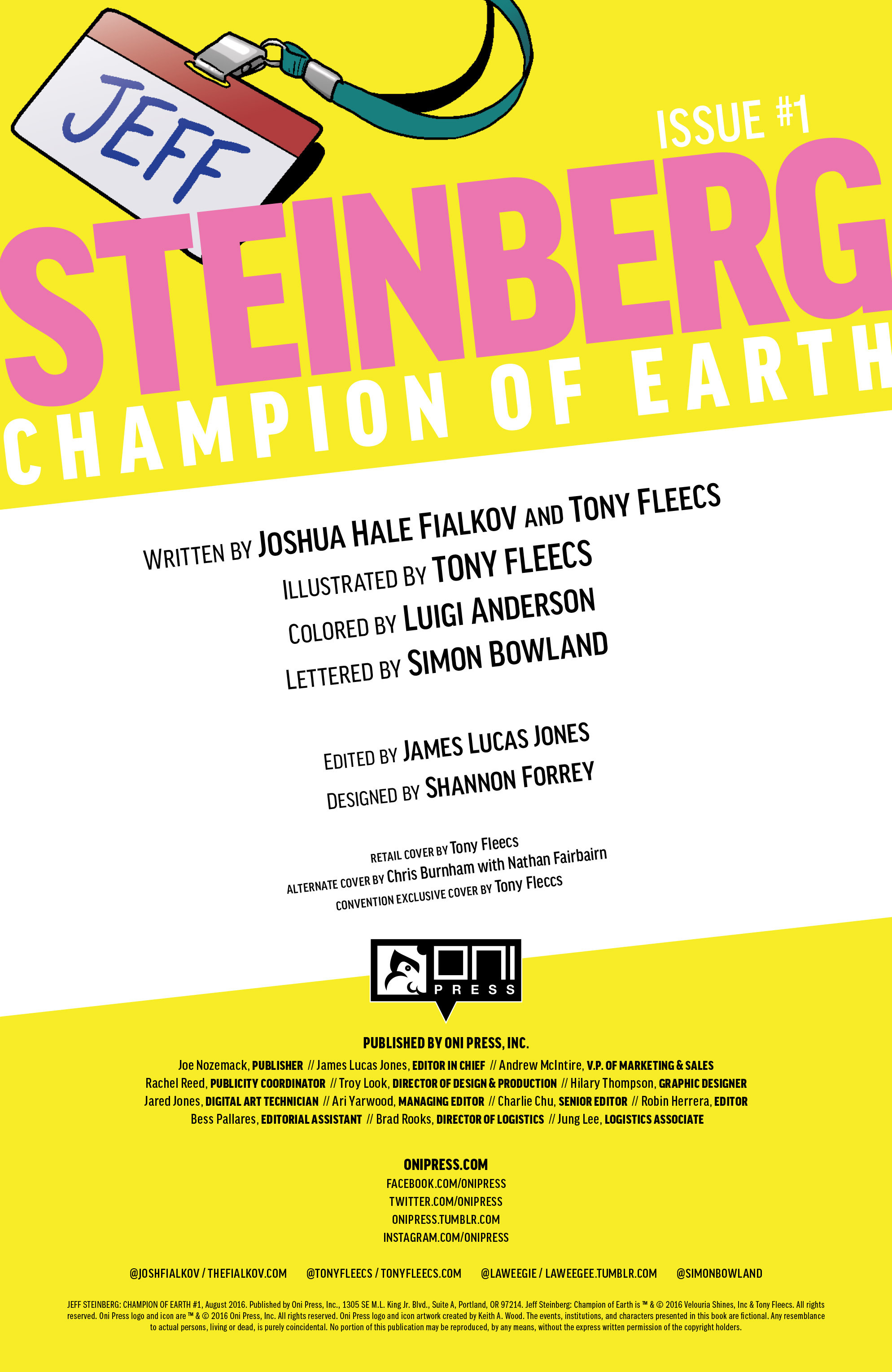 Jeff Steinberg Champion of Earth Issue #1 #1 - English 2