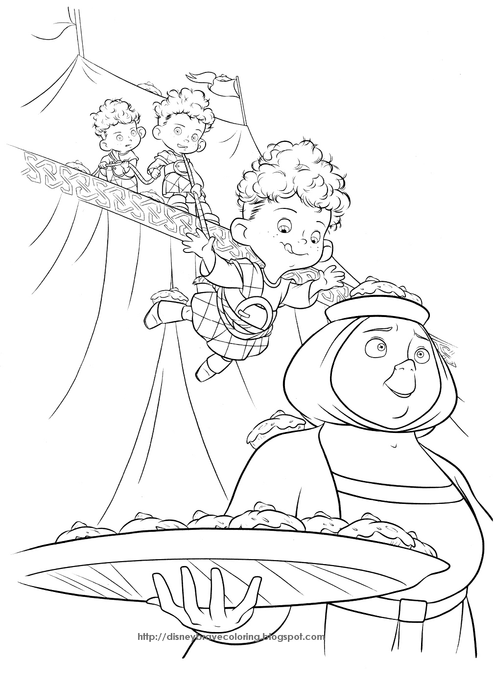 disney brave coloring pages - photo #10