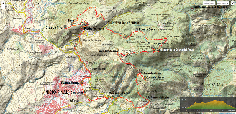 Organo Pence giro Comando preston: Ruta de las Cruces desde Alfacar (Sierra Alfaguara y Sierra  de la Yedra)
