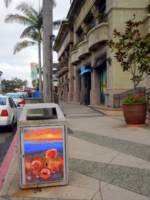 Street art in La Jolla Street art in La Jolla